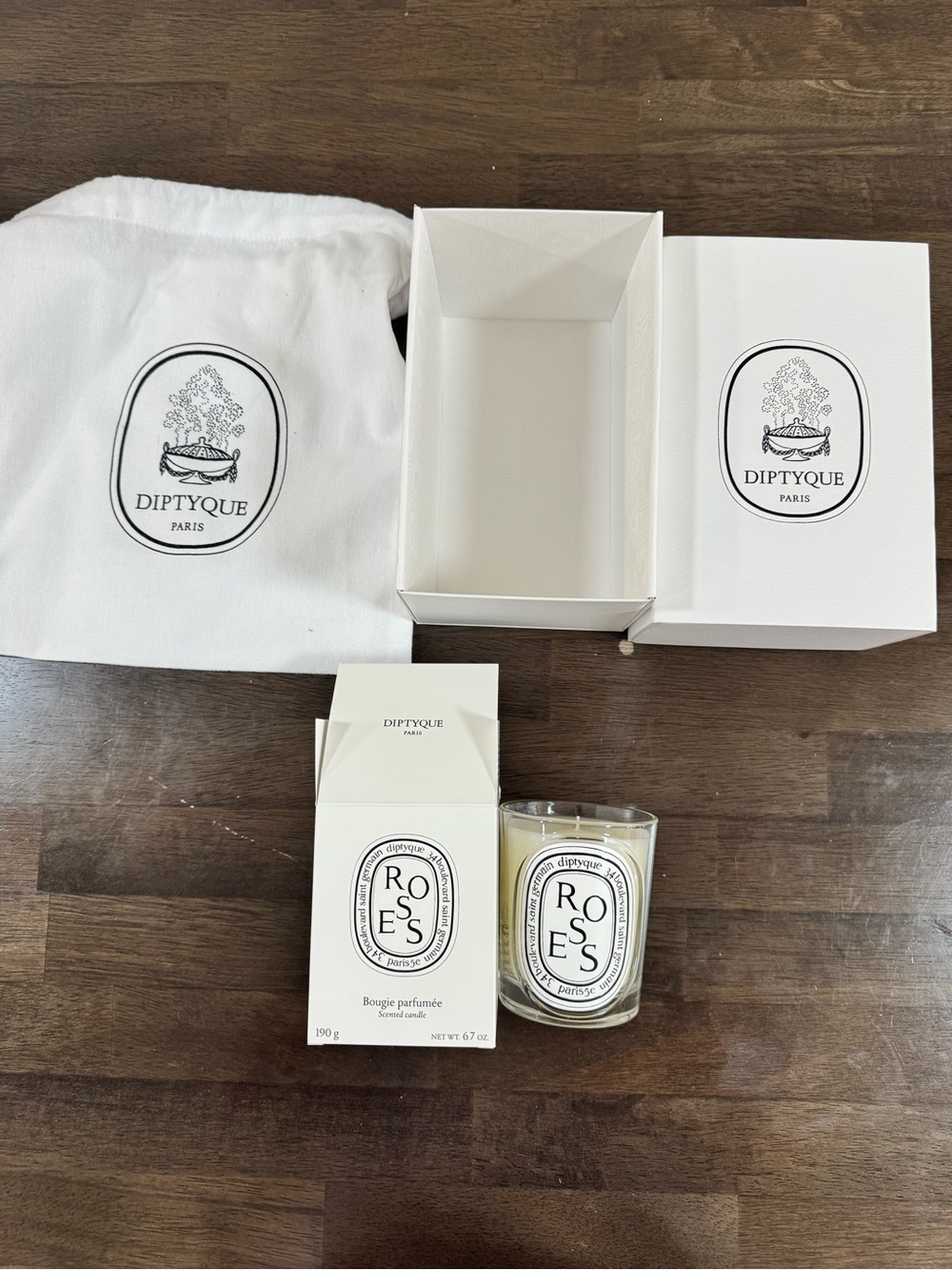 Diptyque Roses Classic Candle - Picture 4 of 6